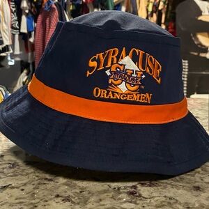 Vintage Signatures Navy Blue Syracuse University Orangemen Bucket Hat